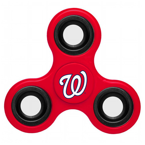 MLB Washington Nationals 3 Way Fidget Spinner A57 - Red - Click Image to Close